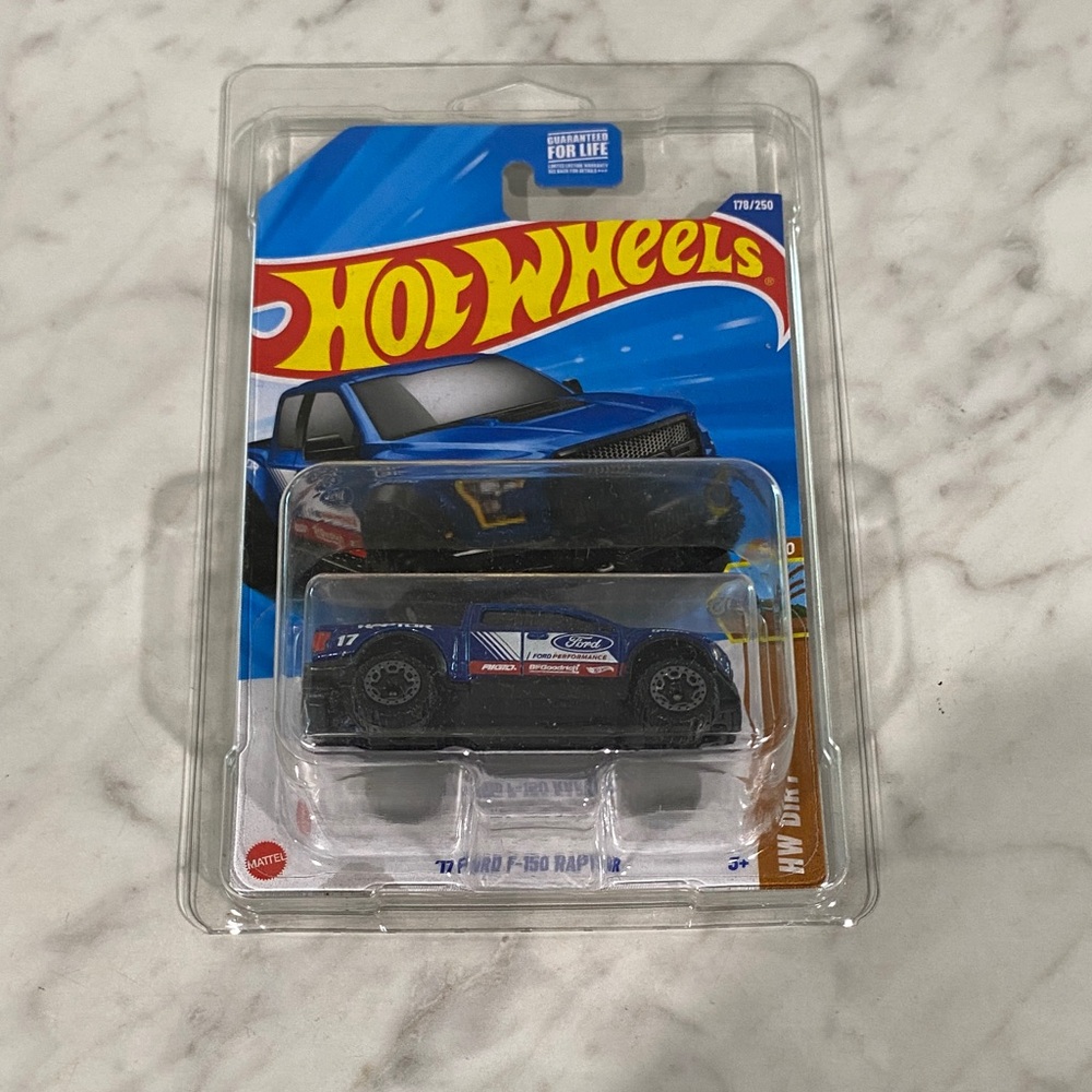 Hot Wheels Blue Toy Truck